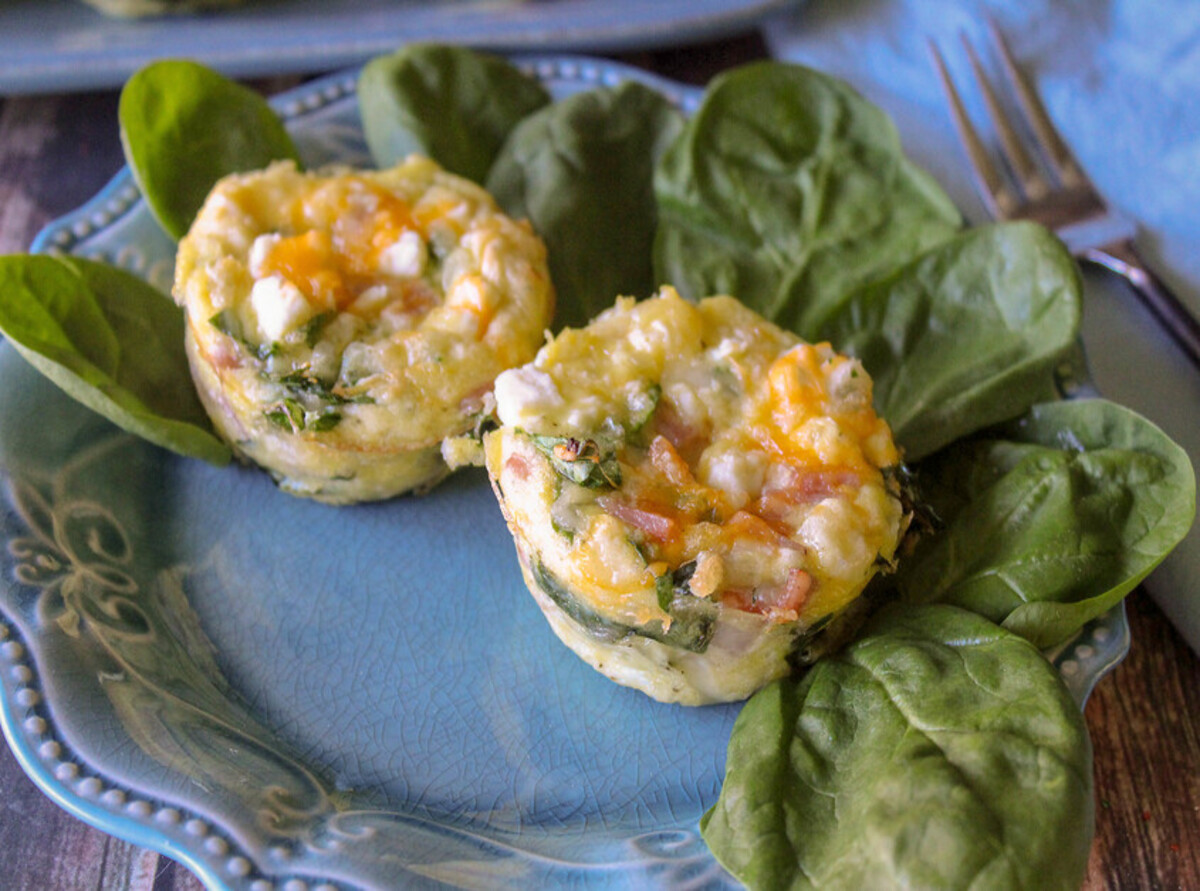 Ham & Cheese Low Carb Breakfast Muffins