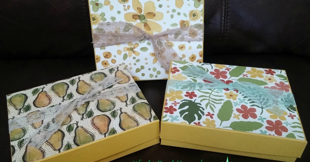 Windy's Wonderful Creations A2 Boxes For June's Card Class