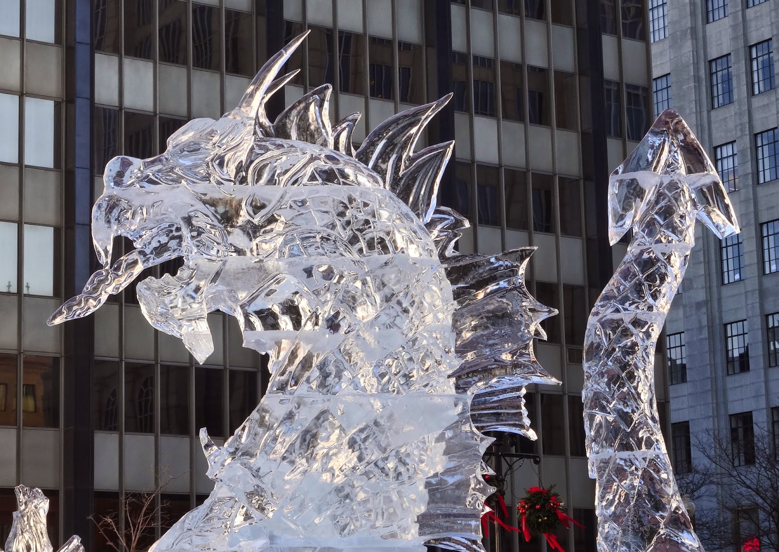 Joe's Retirement Blog Ice Sculptures Part 1 of 2, First Night New