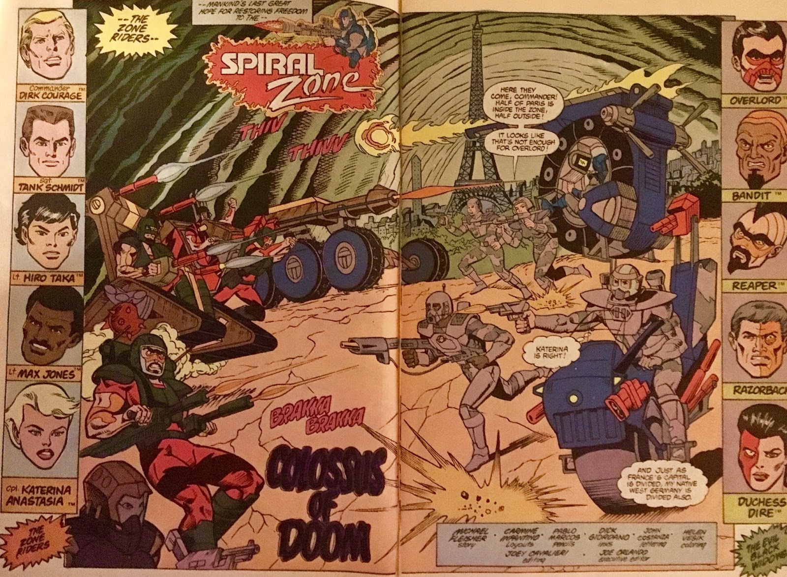 Spiral Zone 1 (1988) Chris is on Infinite Earths