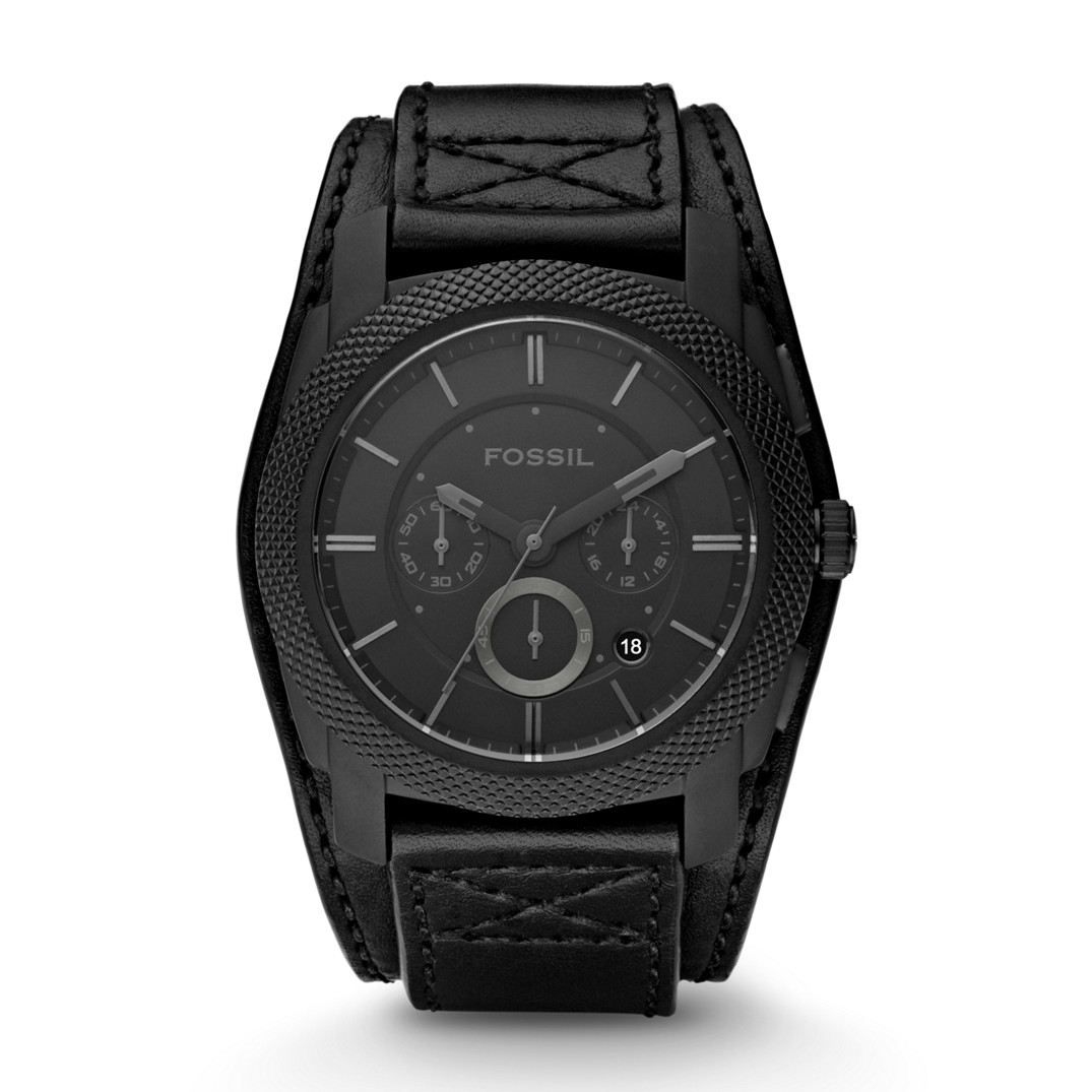 Original Fossil Watches by geniehour Fossil Men's FS4617 Black Machine