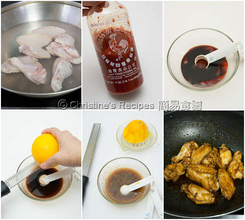 Orange-Honey Sriracha Chicken Wings Procedures