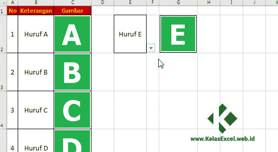 Rumus Excel untuk Picture LookUp atau Mencari Gambar otomatis pada Tabel Excel Rumus Excel untuk Picture LookUp atau Mencari Gambar otomatis pada Tabel Excel