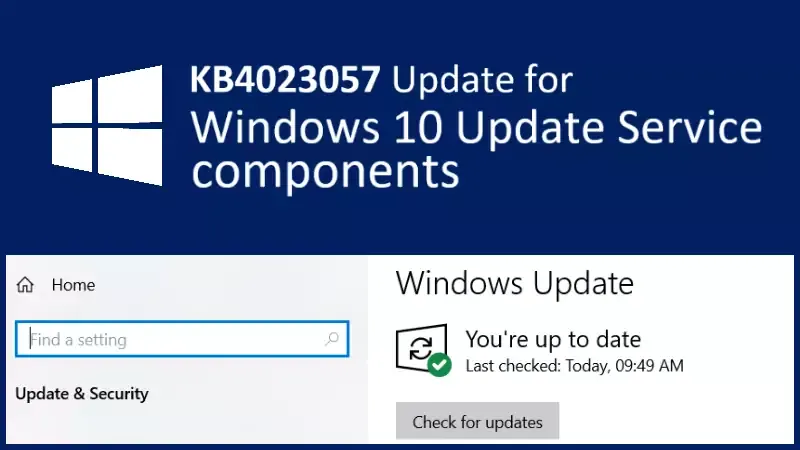 Windows 10 new patch (KB4023057) starts rolling out with reliability and security improvements
