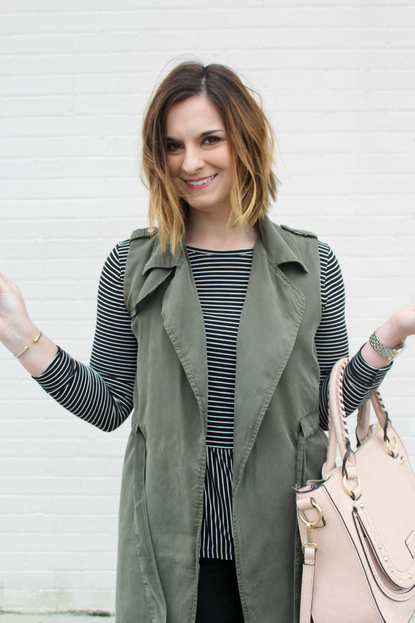 spring style, mom style, style on a budget, utility vest