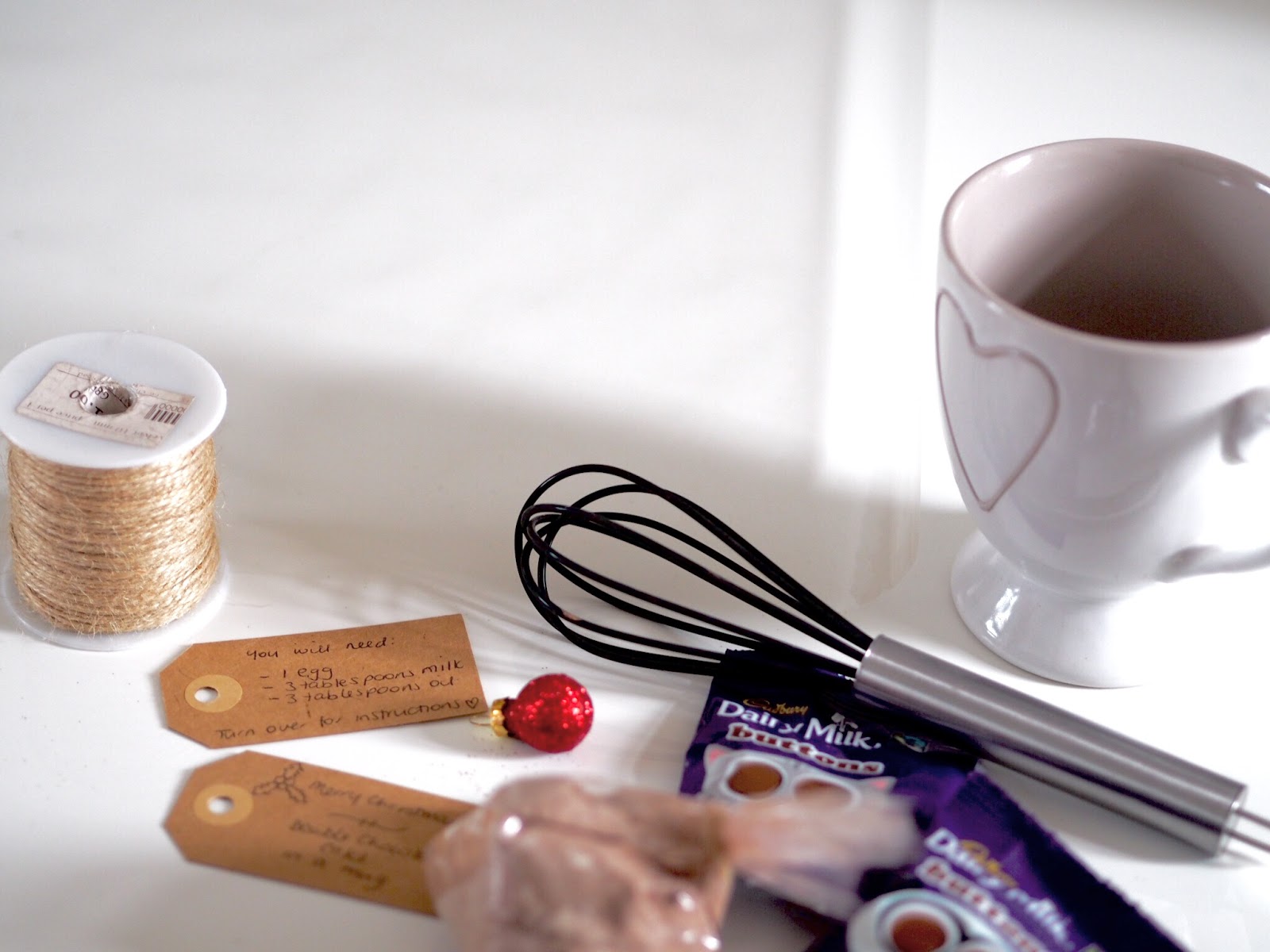 DIY Cake In A Mug Christmas Gift (Double Chocolate Cake) Eat.Love.Live