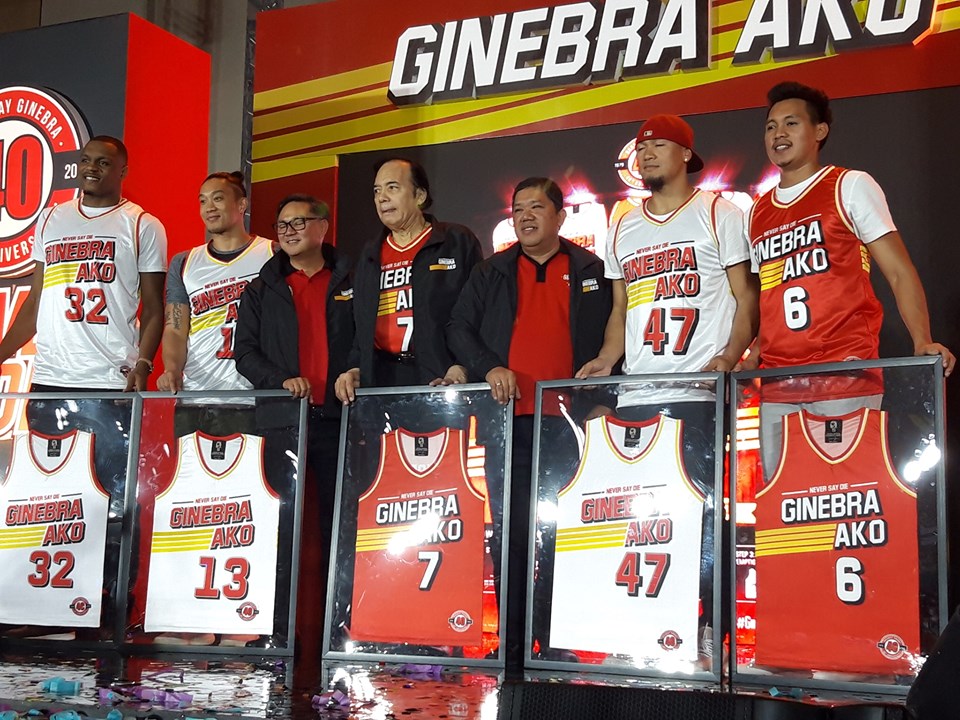 Barangay Ginebra 40th Anniversary Jersey Collection - Snapped and