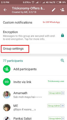 Create WhatsApp Group Where admins can post