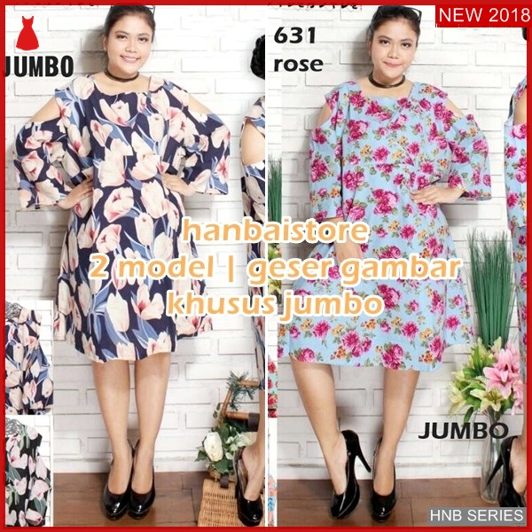HNB022 Model Tivana Setelan Jumpsuit Ukuran Besar Jumbo BMG Shop