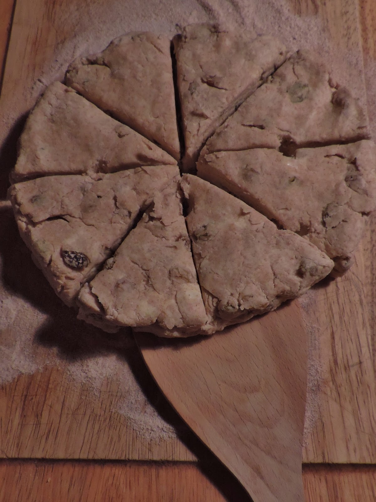 Beatrice Euphemie Whole Wheat Scones with Broccoli Cheese Soup