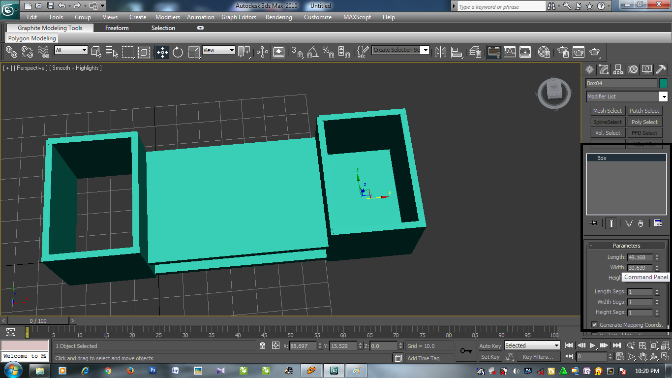 Tulorial Membuat Meja Dengan 3ds max 2011 Untuk Pemula | kumpulan tutorial