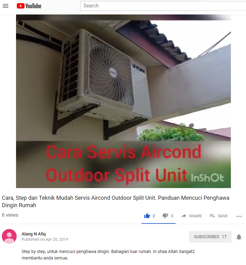 Servis aircond rumah near me