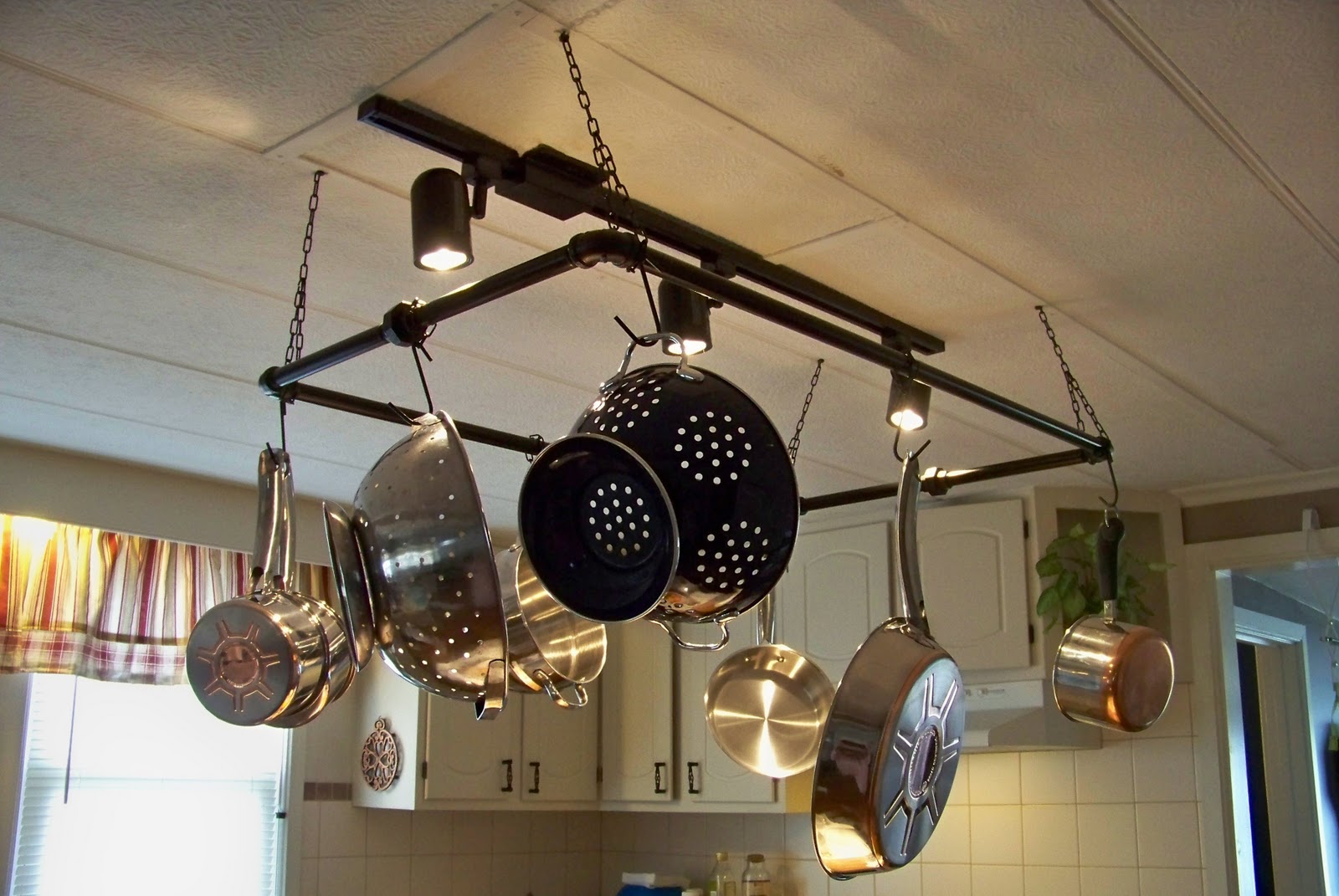 Simply HomeMade New Pot Rack & Light