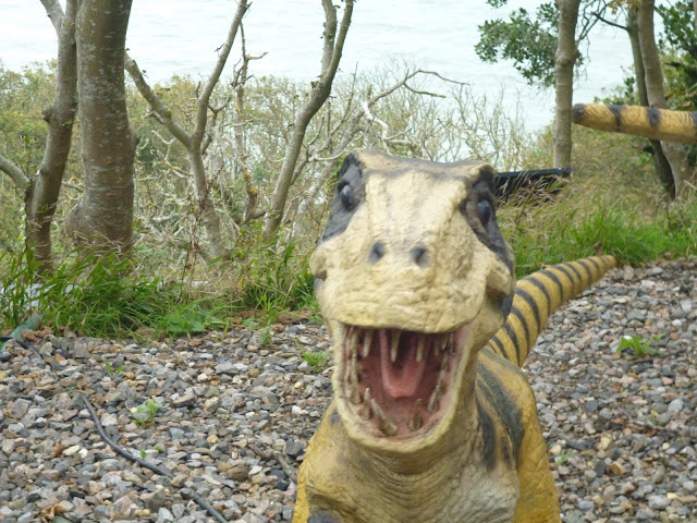 smiling dinosaur Blackgang chine