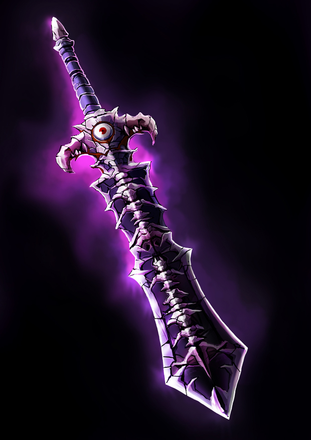 Оружие бездны. Меч хаоса оружие. Клинок хаоса валорант. Фиолетовый меч. Фиолетовый магический меч.