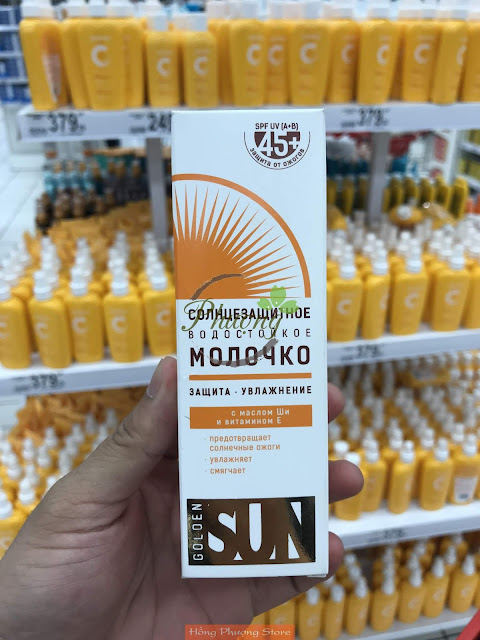    Kem chống nắng GOLDEN SUN của Nga chính hãng giá tốt mua ở đâu yên tâm nhất? 