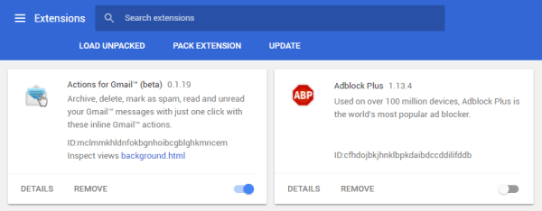 Remove unwanted Chrome extensions Remove unwanted Chrome extensions