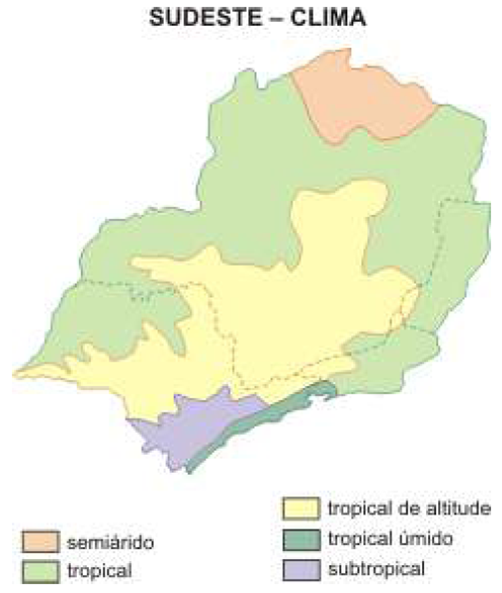 Riquezas do Brasil clima da região sudeste Riquezas do Brasil clima da região sudeste