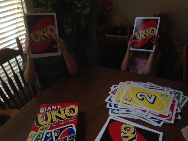 Giant uno rules