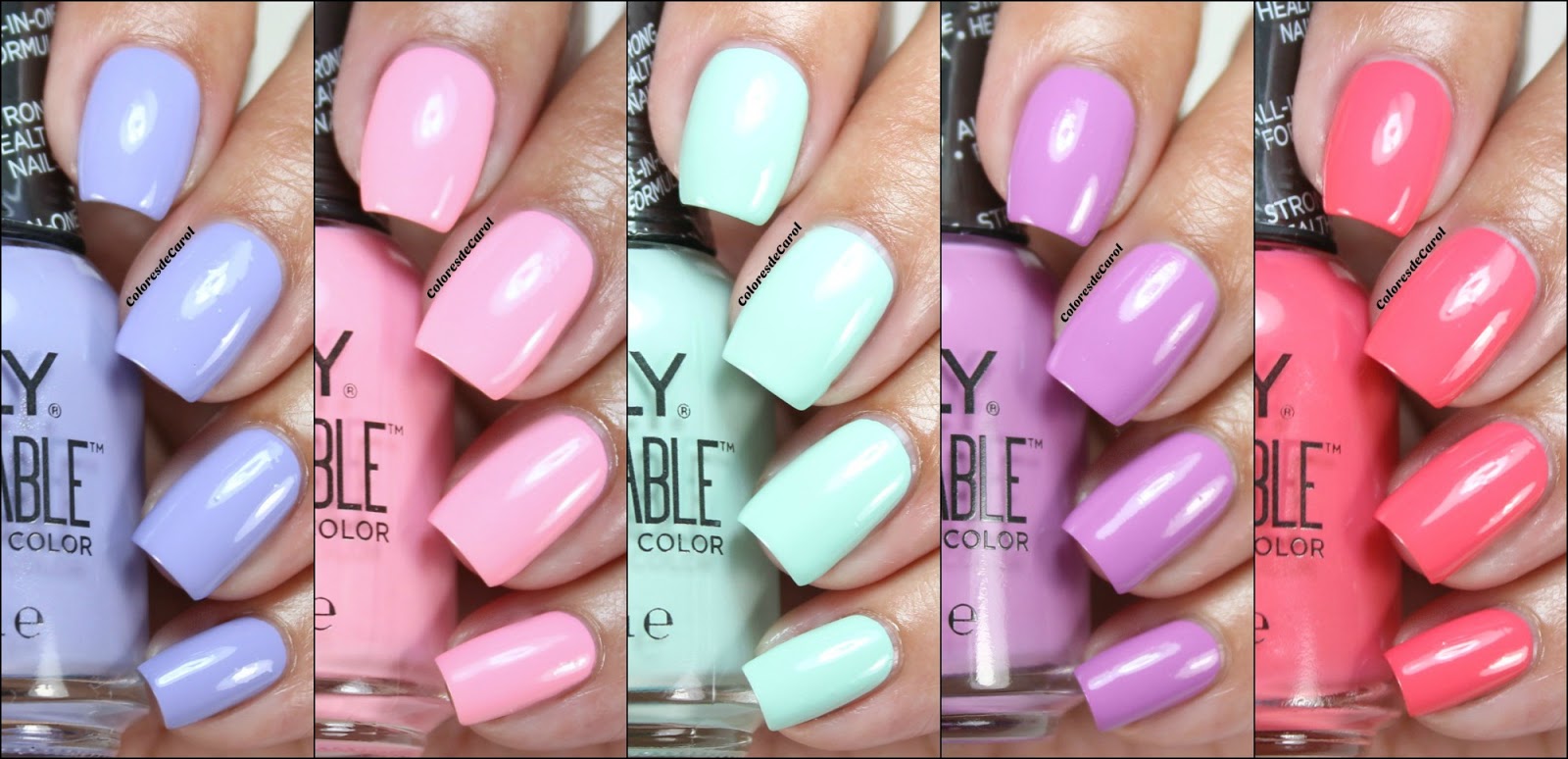 Orly Breathable Colores De Carol Bloglovin I Have Five Shades To Show You Lied Two Coats Of Each Color Directly On My Nails Didn T Use A Base Or Top Coat All These Easily