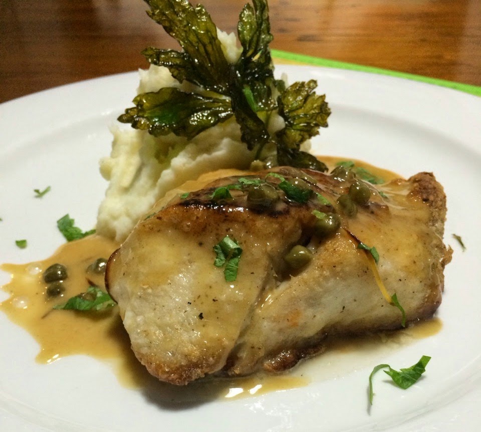 Lee & Hock Lai's Kitchen Pan fried Barramundi Fillet with Lemon Caper