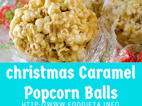 christmas Caramel Popcorn Balls