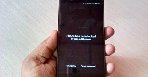 cara reset hp xiaomi redmi note 4 lupa password