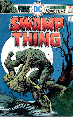 Swamp Thing v1 #20 1970s bronze age dc comic book cover art by Nestor Redondo