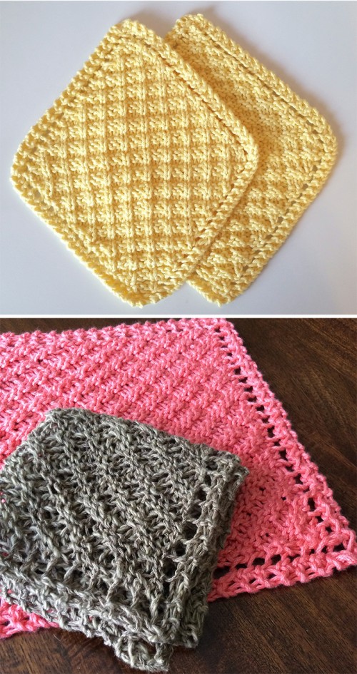Grandmother’s Waffle Washcloth/Blanket - Free Pattern 