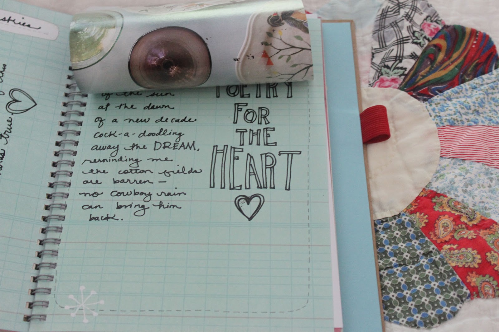 charmed earth: something art journal secret poetry