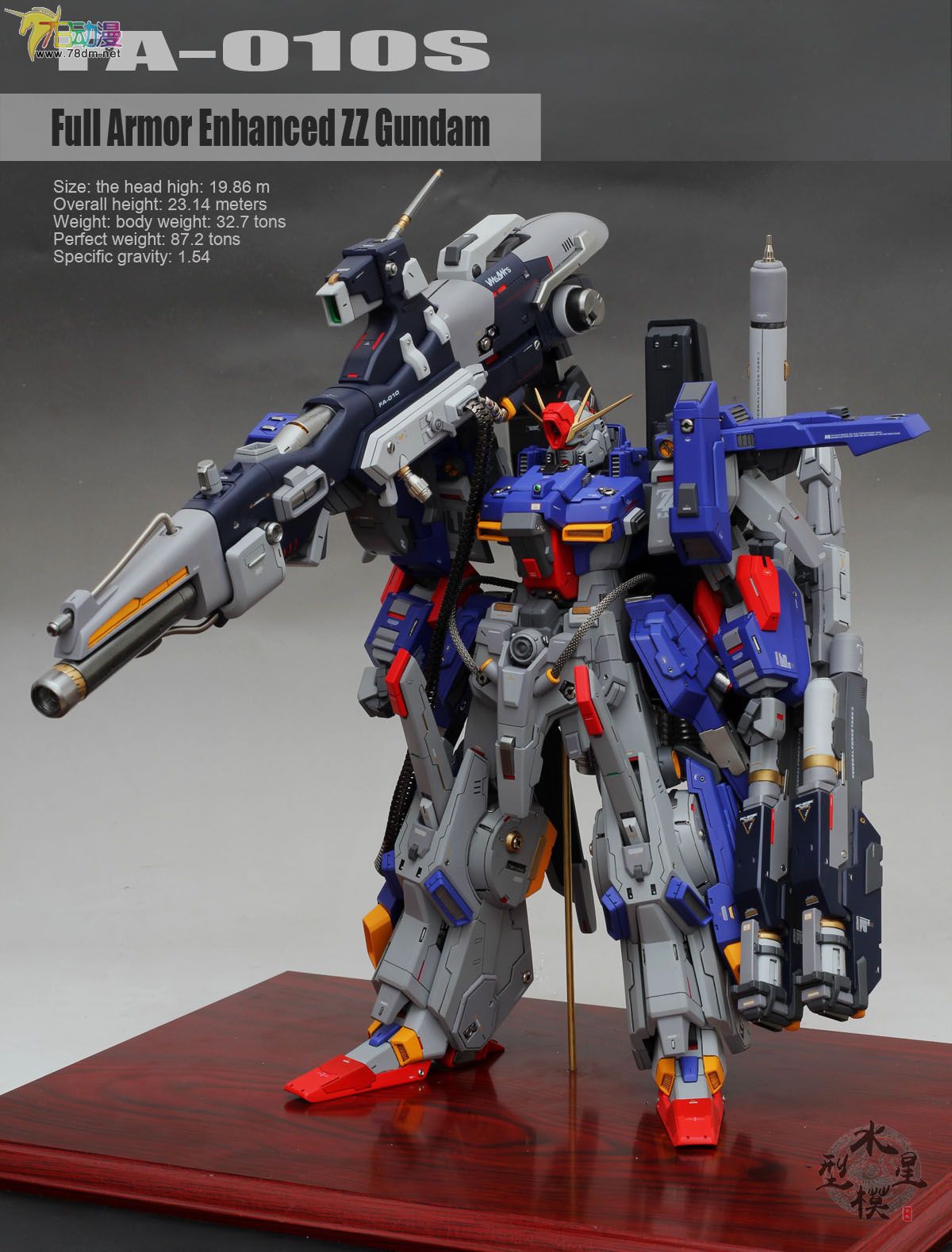 GUNDAM GUY 1/72 Full Armor Enhanced ZZ Gundam Painted Build