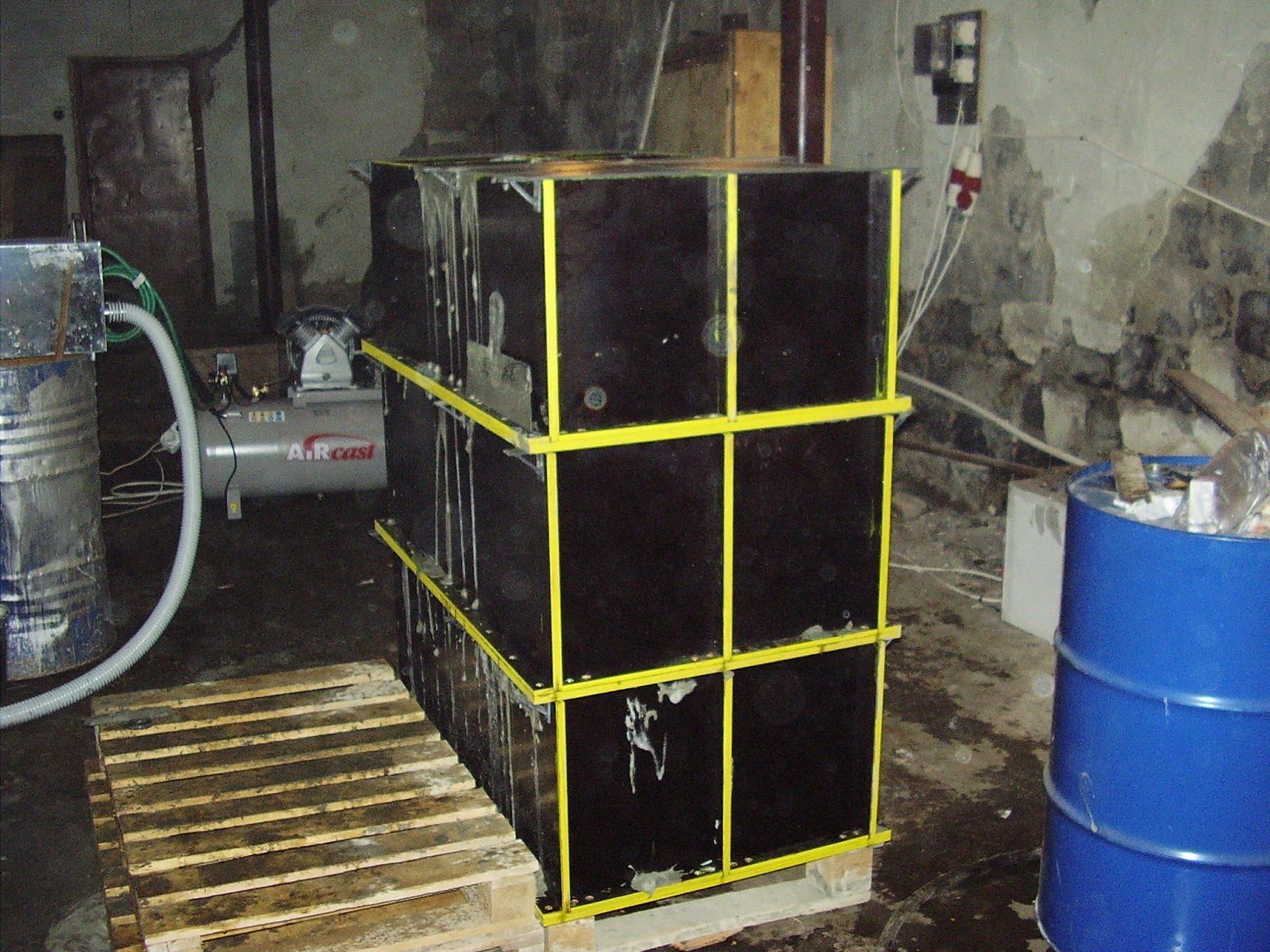 Бароустановка для производства пенобетона