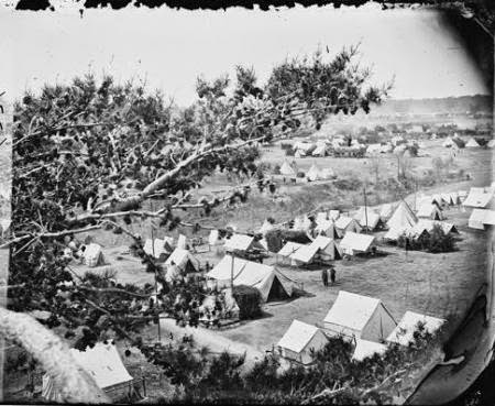 Confederate civil war prison camps picture