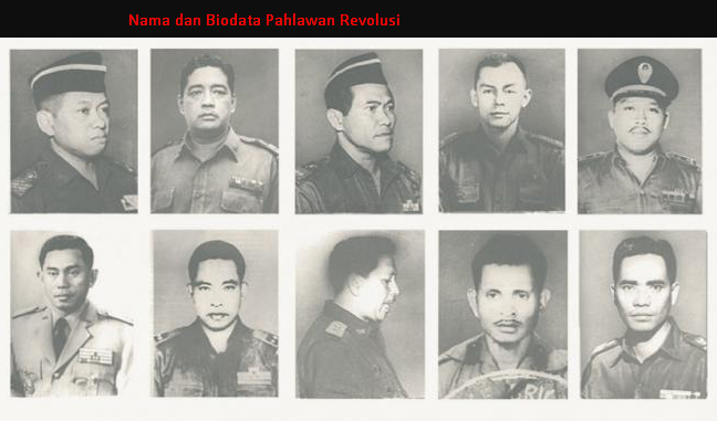 10+ Pahlawan Revolusi Beserta Nama dan Biodata [LENGKAP] - Fakta dan Info  Daerah Indonesia