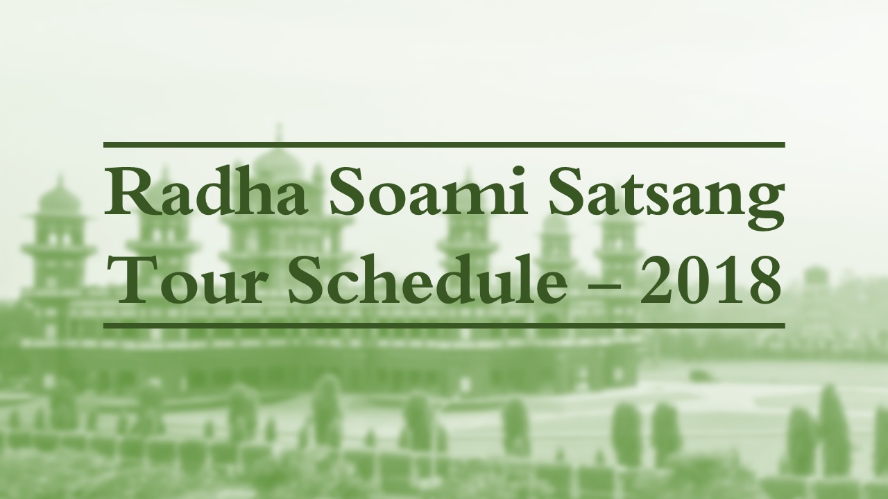 rssb satsang schedule 2018 abroad rssb satsang schedule 2018 abroad