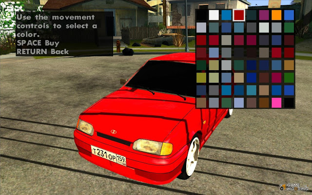 Pimp My Car Mod for GTA San Andreas PC