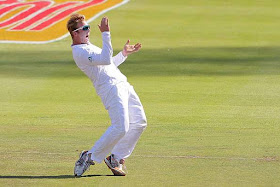 South African international off-spinner Simon Harmer 