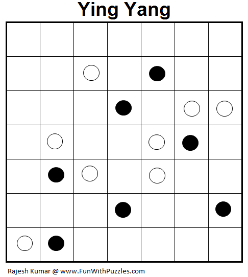 Ying Yang (Logical Puzzles Series #9)