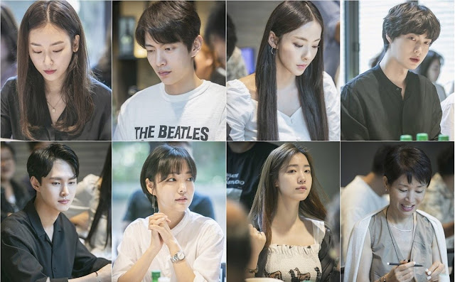 JTBC新月火劇《Beauty Inside愛上變身情人》公開主演們首次閱讀劇本照 即將於9月首播