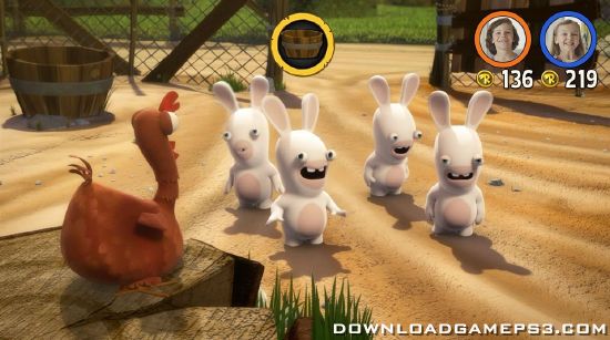 Rabbids Invasion The Interactive TV Show   Download game PS3 PS4 PS2 RPCS3 PC free - 4