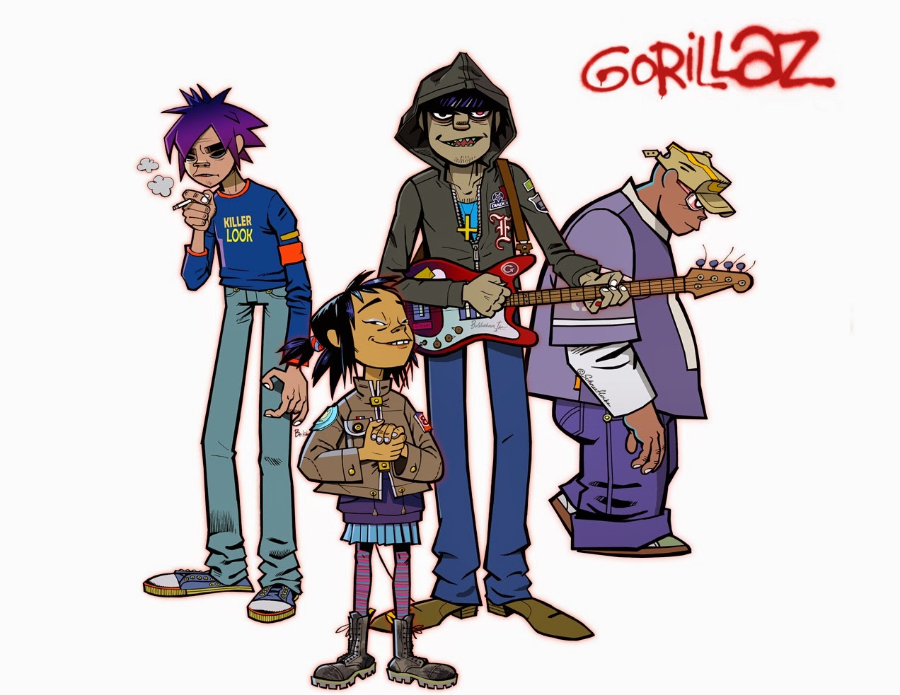 Biografi dan Daftar Album Band Gorillaz Biografi dan Daftar Album Band Gorillaz