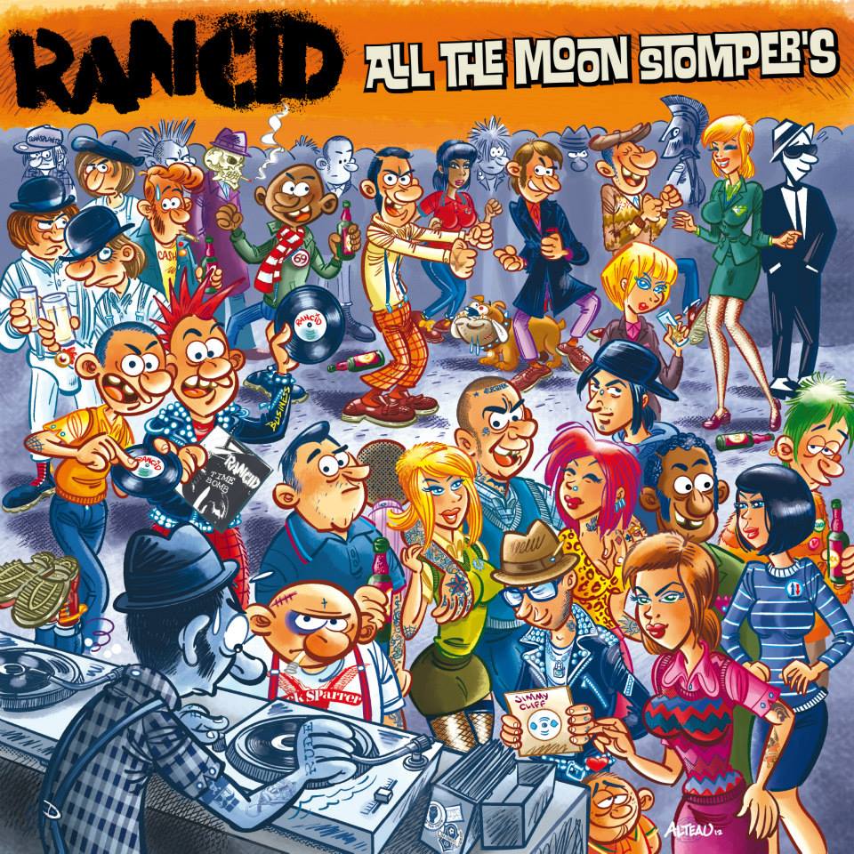 Alteau Nutty Cartoons: My artwork for the RANCID 'All The Moonstompers ...