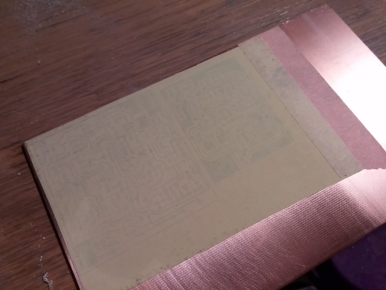 Nerd Club Etching homebrew PCBs transfer