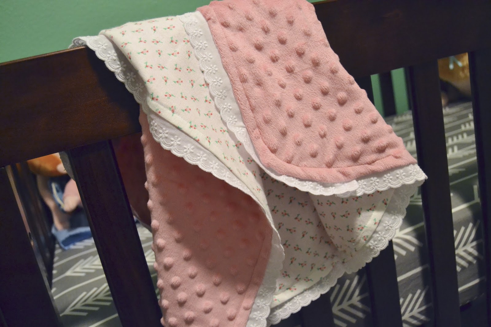Growing Up Lanese DIY Baby Blanket & Burp Cloths