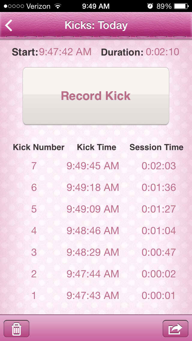 Mother Knows Best Reviews Baby Bump Kick Counter App