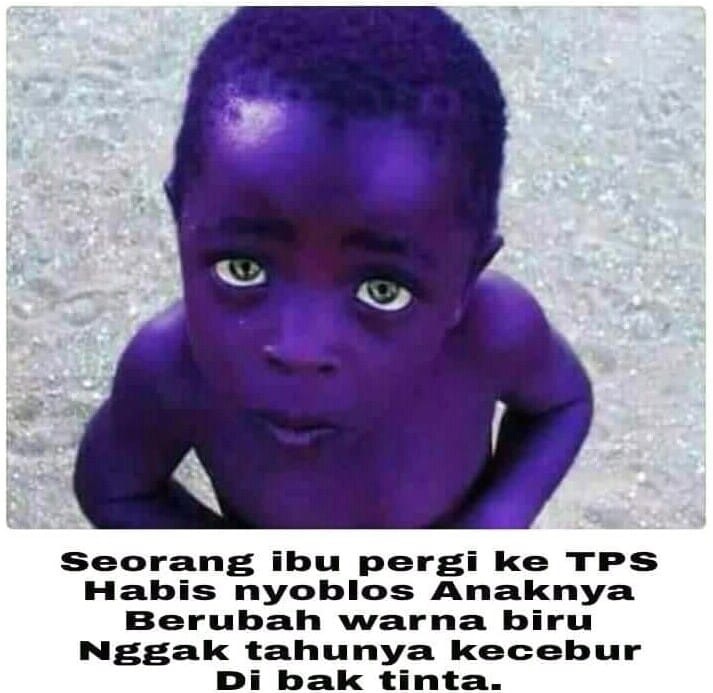 Gambar Lucu Tinta Pemilu - Referensi Pemilu 2019