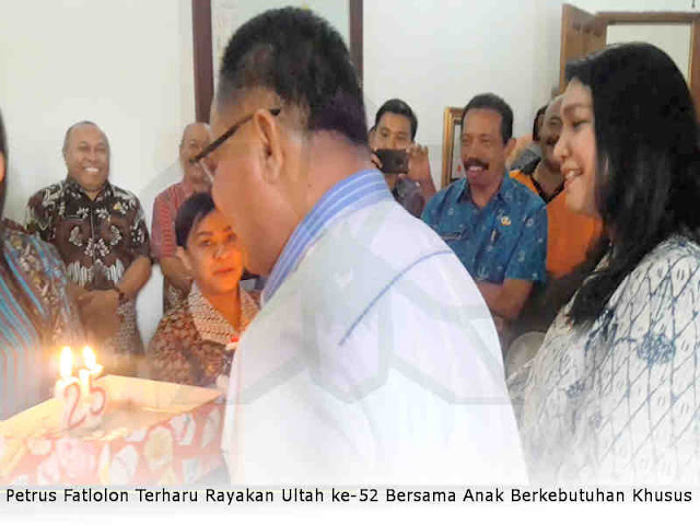 Petrus Fatlolon Terharu Rayakan Ultah ke-52 Bersama Anak Berkebutuhan Khusus Petrus Fatlolon Terharu Rayakan Ultah ke-52 Bersama Anak Berkebutuhan Khusus