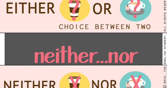 Penggunaan &quot;Either&quot; dan &quot;Neither&quot; Dalam Percakapan Inggris