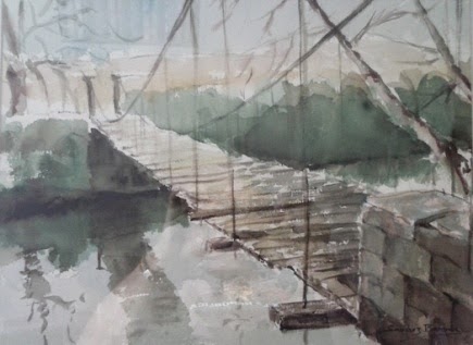 El Puente "Colgao" en la Pintura
