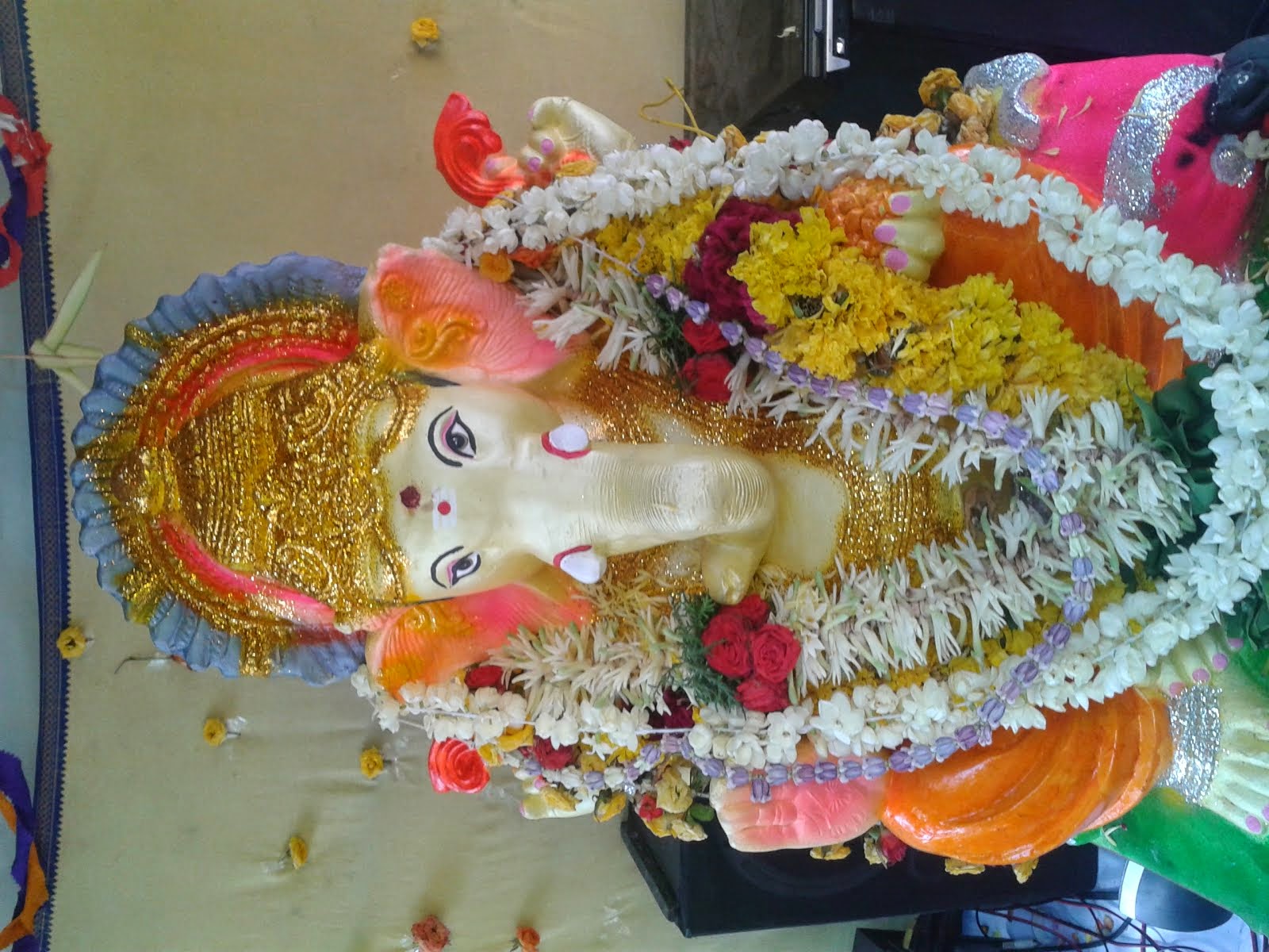 1 st Year Vinyagar Chadhuthi. Organized By H.Yogesh He Only Started Keeping Vinayagar In Our Area .